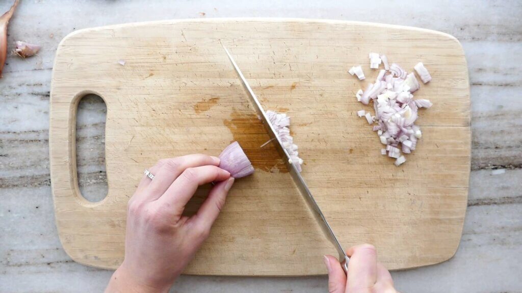 How to Cut a Shallot