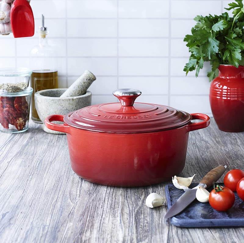 Le Creuset Signature Cast Iron Round Casserole on Amazon