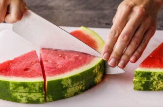 cutting watermelon