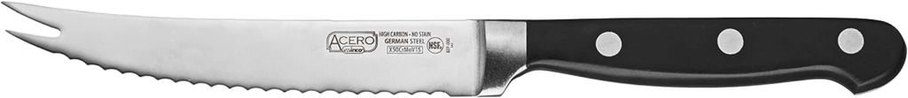 Winco KFP-51, 5-Inch Carbon Steel Tomato Knife